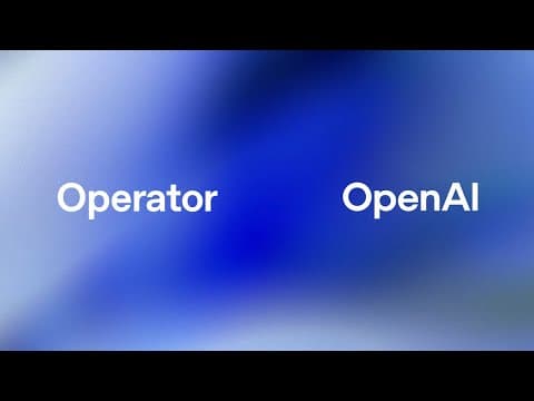 What Is the Operator AI and How Does It Work? thumbnail
