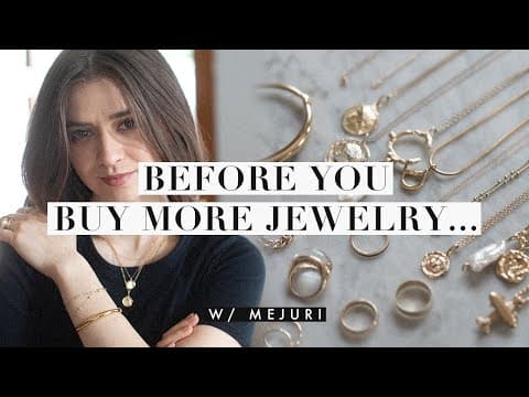 5 Jewelry Tips EVERY Girl Should Know Before Buying Pieces | Mejuri Collab thumbnail