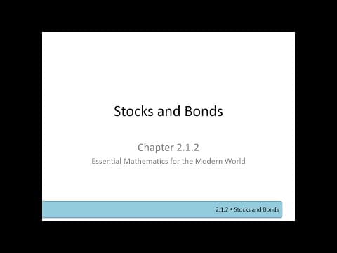 Stocks and Bonds thumbnail