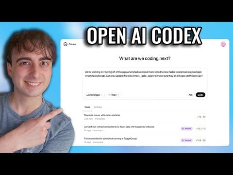 Open AI Unleashes Codex AI; Powerful New Vibe Coding Agent thumbnail