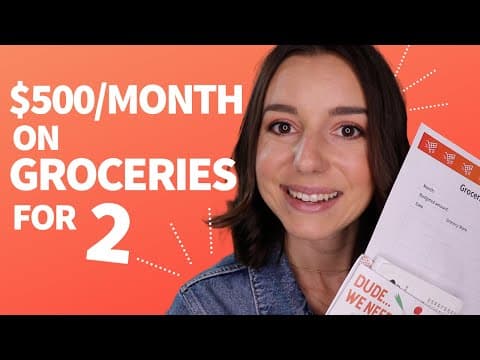 How to Budget for Groceries and Save Money thumbnail