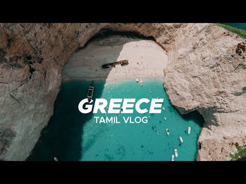 INCREDIBLE GREECE VLOG IN TAMIL | ZAKYNTHOS ISLAND thumbnail