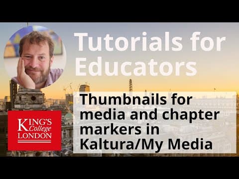 Using thumbnail images in Kaltura thumbnail