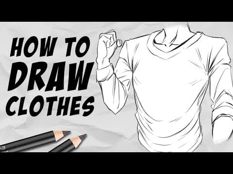 How to draw Clothes & Wrinkles | Beginner Tutorial | DrawlikeaSir thumbnail