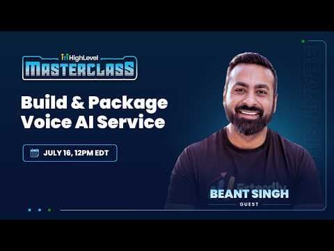How to Sell Voice AI Services with HighLevel thumbnail