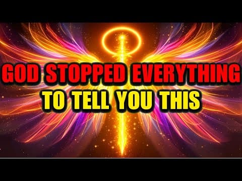 Chosen Ones: God Had To STOP Everything To Tell You This — Angels Are In Shock! 😱✨ thumbnail