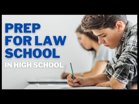Start Preparing for Law School as early as High School thumbnail