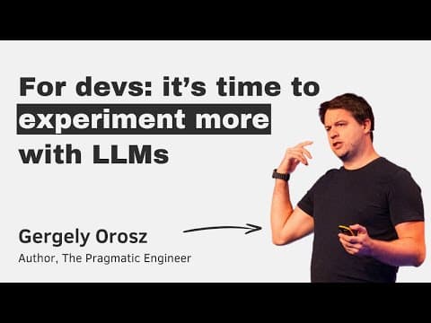 Software engineering with LLMs in 2025: reality check (at LDX3 by LeadDev) thumbnail