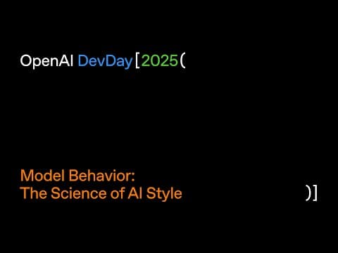 Model Behavior: The Science of AI Style thumbnail