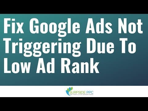 How to Fix Google Ads Low Ad Rank Issues thumbnail