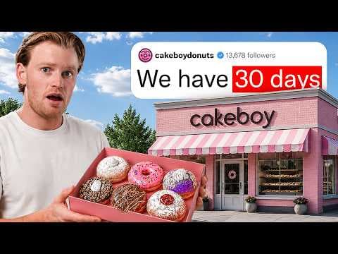 How to save a failing vegan donut shop with virality thumbnail