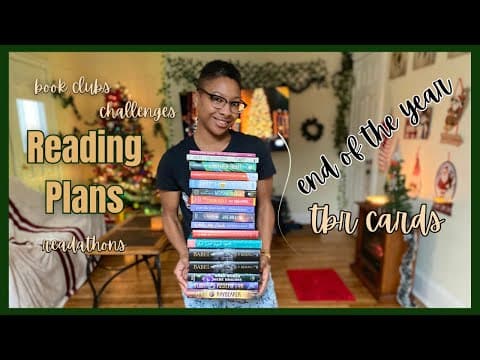 (Giant) Final TBR of 2022 | Holiday Book Rush, TBR Cards, Challenges, etc | #booktube thumbnail
