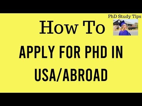 How to Apply for PhD in USA After Masters thumbnail