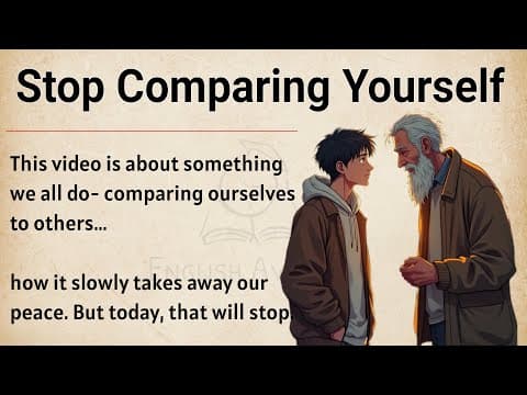 Stop Comparing Yourself || Learn English Through Story Level 1 🔥 || Improve Your English Fluency ✅ thumbnail