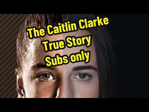 The real Caitlin Clark thumbnail
