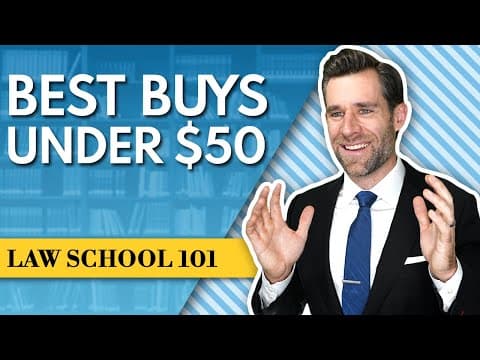 What Are the Best Affordable Items for Law Students? thumbnail
