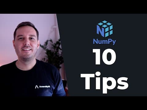 10 NumPy Tips and Tricks You Should Know! thumbnail