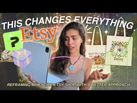 Here’s Everything I’m Testing to Grow My POD Etsy Shop 📦💻 Research + Testing New Product Ideas thumbnail