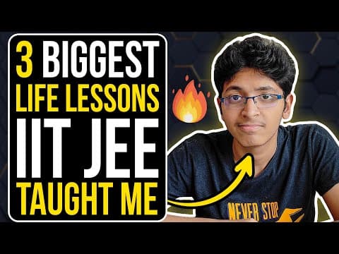 What Lessons Can Be Learned from Failing IIT JEE? thumbnail