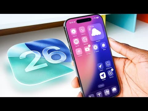iOS 26 Hands-On: Liquid Glass! thumbnail