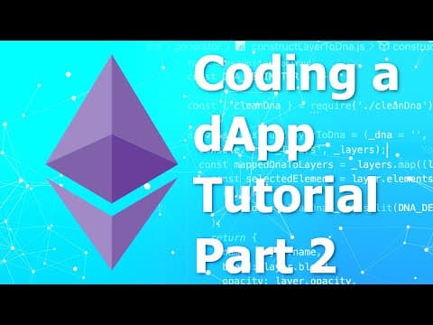 Writing a dApp using Web3 and Solidity Contract, Truffle, Ganache, MetaMask | Part 2 thumbnail