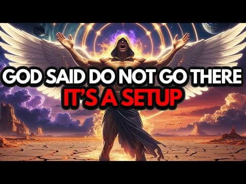 Chosen Ones, God Is Restraining You for a Reason—It’s a setup walk away Now thumbnail