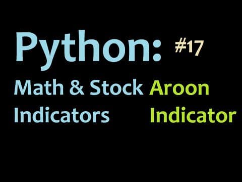 How to Program the Aroon Indicator in Python thumbnail