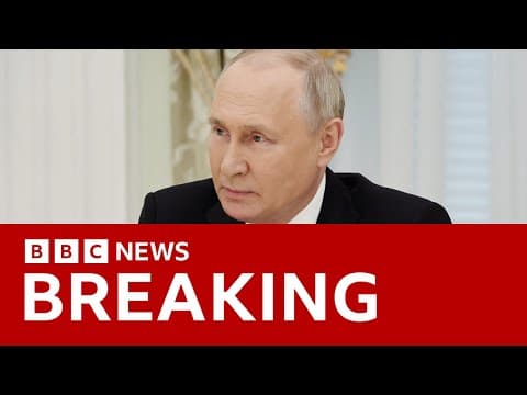 Vladimir Putin breaks silence over plane crash Russia claims ‘killed’ Wagner’s Prigozhin - BBC News thumbnail