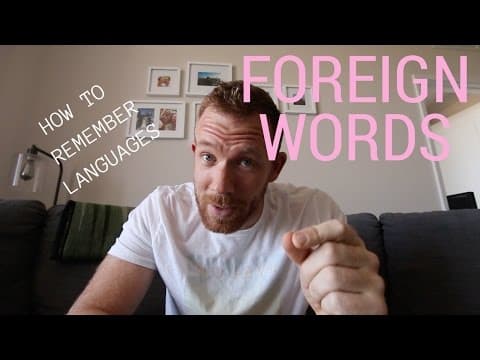 MEMORIZING FOREIGN WORDS thumbnail