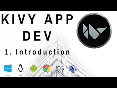 Kivy Intro - Mobile and Desktop App Dev w/ Python thumbnail