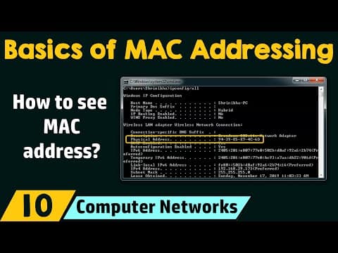 Basics of MAC Addressing thumbnail