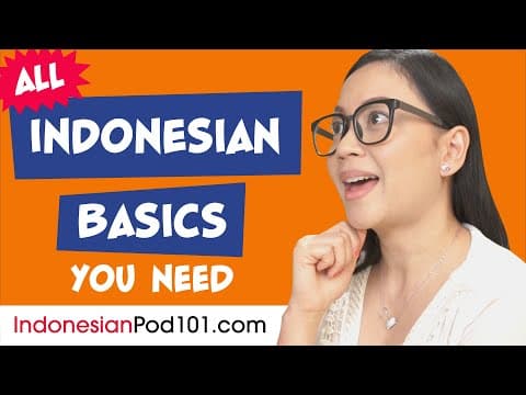 How to Learn Indonesian Basics for Beginners thumbnail