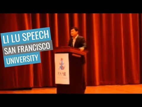 Li Lu speech San Francisco State University 2012 thumbnail