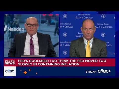 Watch CNBC's full interview with Chicago Fed President Austan Goolsbee thumbnail