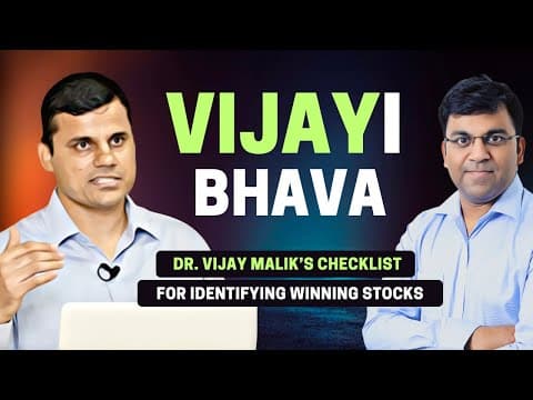 Dr. Vijay Malik's Checklist for Finding Winning Stocks | Best Investment Picks on a Stock Screener thumbnail