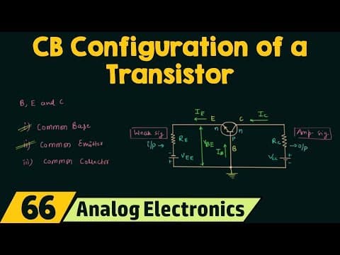 Common-Base Configuration of a Transistor thumbnail