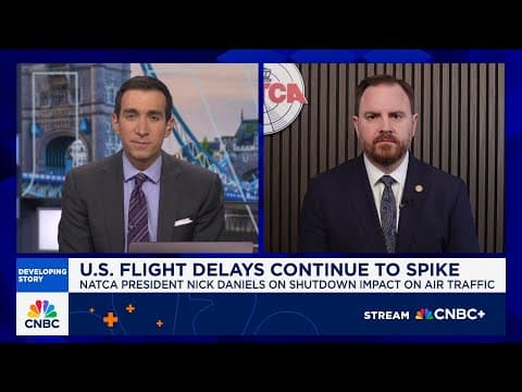 NATCA Pres. Nick Daniels: We won't see the damage caused by the shutdown until well after it ends thumbnail