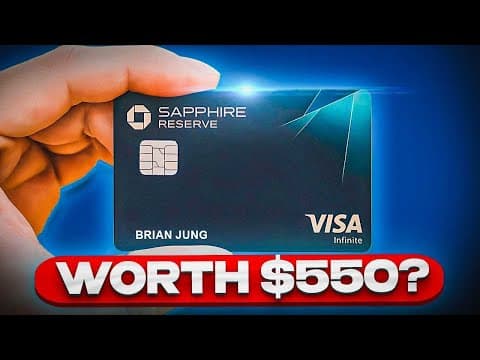 Is Chase Sapphire Reserve Worth the $550 Annual Fee? thumbnail