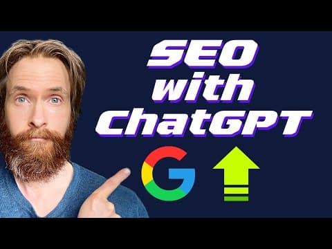 5 ChatGPT SEO Tips to Skyrocket Your Google Rankings! thumbnail