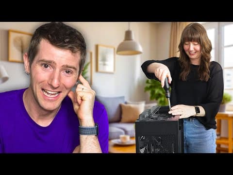 I made her Upgrade her Husband's PC - AMD $5000 Ultimate Tech Upgrade thumbnail