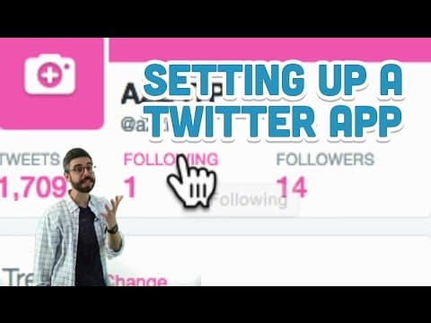 15.3: Setting up a Twitter app - Twitter Bot Tutorial thumbnail