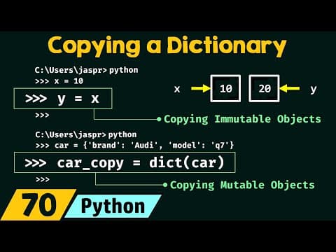 How to Copy a Dictionary in Python thumbnail