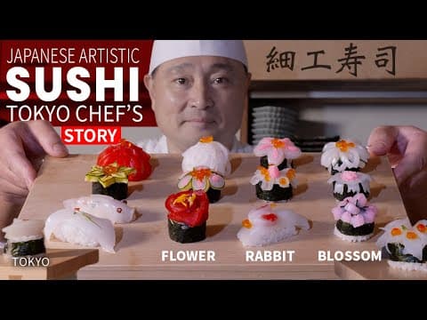 Tokyo Sushi Chefβs Food Art | Saiku SUSHI Story β
ONLY in JAPAN thumbnail