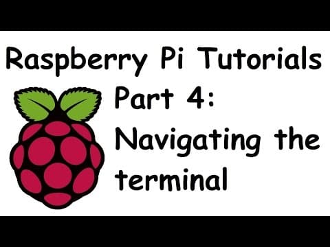 Terminal Commands and Navigation - Raspberry Pi and Python tutorials p.4 thumbnail