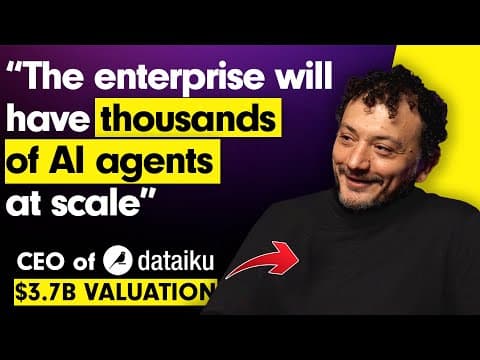 Dataiku's Secret to Scaling AI in Global Enterprises | Florian Douetteau, CEO, Dataiku thumbnail