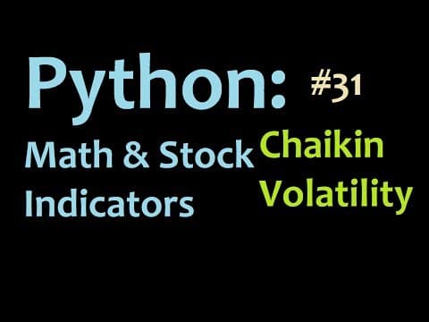 Python math and stocks: Chaikin Volatility intro thumbnail