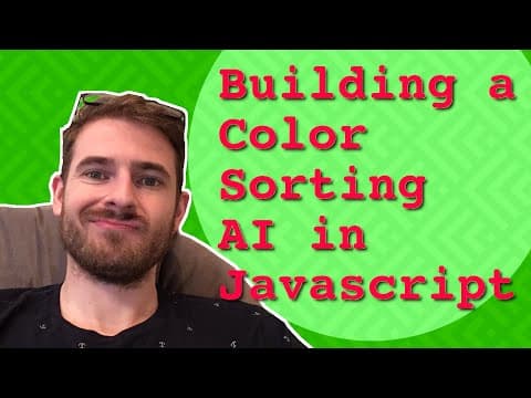 Coding a Color Sorting AI in Javascript thumbnail