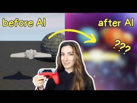 Use AI to make amazing 3D game in Unreal Engine 5 | ChatGPT4 & Stable diffusion thumbnail