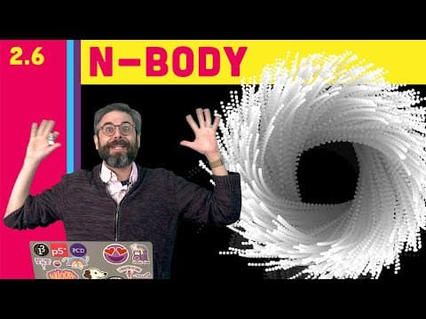 2.6 Mutual Attraction - The Nature of Code thumbnail
