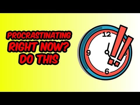 Where To Start When You’ve Procrastinated On Your Goals For Too Long thumbnail